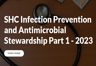 SHC Infection Prevention and Antimicrobial Stewardship 2023 Part 1 - Online Banner